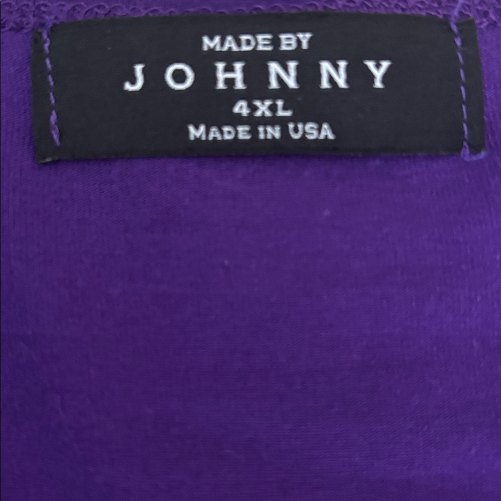 Johnny Purple Open Front Cardigan size 4XL in great condition - Picture 4 of 4